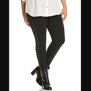 Lane Bryant Ponte Studded Leggings